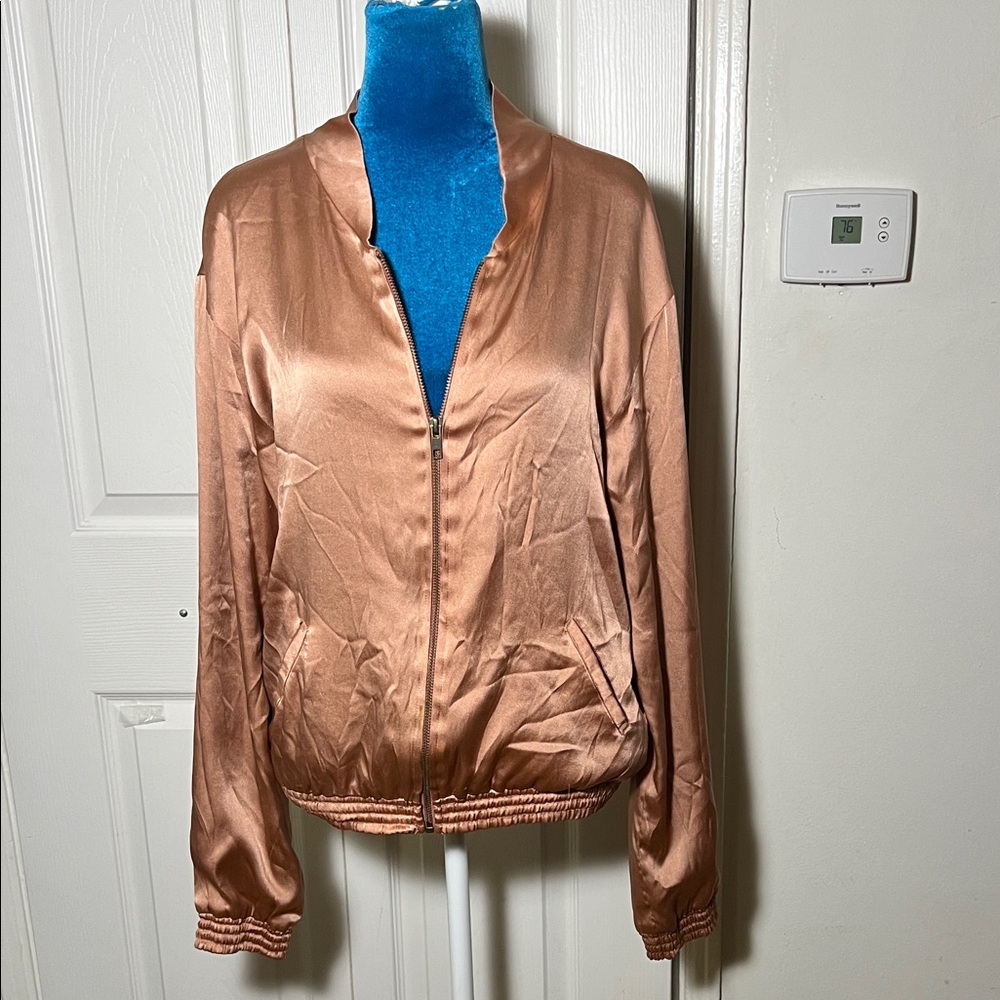 Acacia Swimwear Silk Lightweight Jacket Women’s Medium